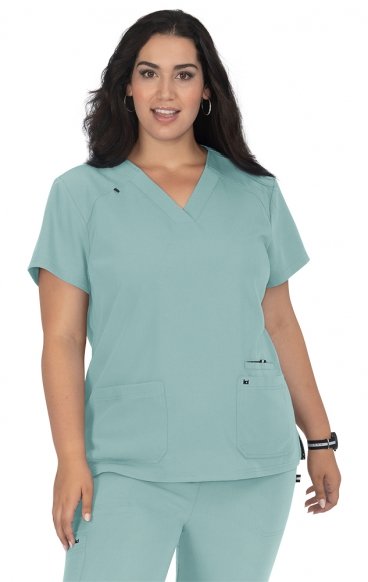 *FINAL SALE L 1019 koi Next Gen Hustle and Heart 3 Pocket Scrub Top *FINAL SALE L 1019 koi Next Gen Hustle and Heart 3 Pocket Scrub Top
