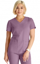 CK837A Atmos Contemporary V-Neck Top with 2 Pockets by Cherokee