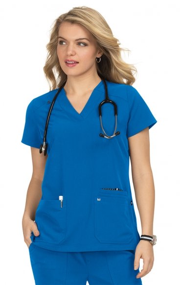 *FINAL SALE S 1019 koi Next Gen Hustle and Heart 3 Pocket Scrub Top