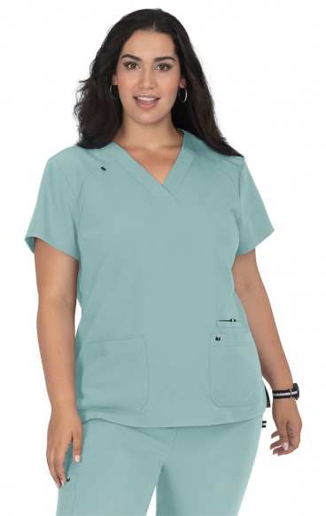 *FINAL SALE S 1019 koi Next Gen Hustle and Heart 3 Pocket Scrub Top