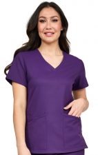 1165 Studio Focus Fitted V-Neck Top by Zavaté