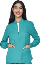 2056 Studio Comfort Zip Front Warm Up Jacket by Zavaté