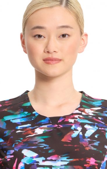 CK609 Round Neck Top by Infinity - Kaleidoscopic CK609 Round Neck Top by Infinity - Kaleidoscopic