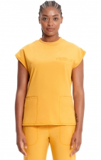 CK742 Mock Neck 4 Pocket Top with Flex Panels by Infinity