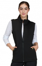 S402 Smiley World Amused Fleece Vest by koi 