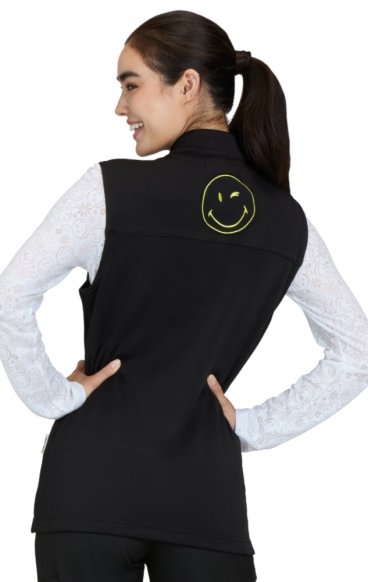 S402 Smiley World Gilet en Polaire 'Amused' par koi S402 Smiley World Gilet en Polaire 'Amused' par koi