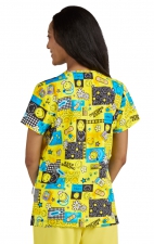 S102PR Smiley World Adoring Print Top by koi - Keep Smiling