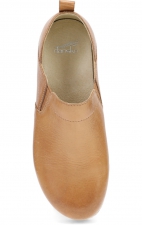 Meara Tan Waxy Milled Slip-On by Dansko