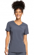 Mock Wrap Top - Cherokee Infinity - Antimicrobial