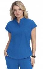 1093 koi Basics Ari Split Neck Top