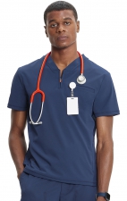 IN702A GNR8 Men's 3 Pocket Zip Neck Top by Infinity