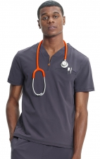 IN702A GNR8 Men's 3 Pocket Zip Neck Top by Infinity