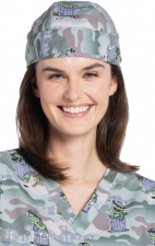 TF513 Tooniforms Unisex Print Scrub Cap by Cherokee Uniforms - Grouchy Pants