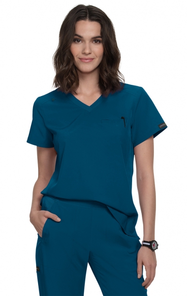 *FINAL SALE CARIBBEAN 1038 Planet koi Renew Scrub Top