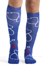 Print Support Healing Thoughts Chaussettes de Compression Moyen Gradué pour Femmes par Cherokee