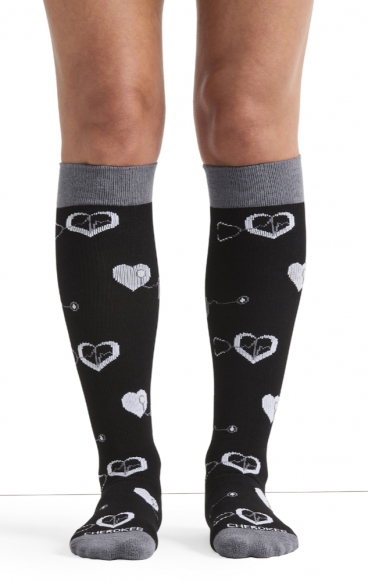 LX Support Tools Of Love Chaussettes Unisexe Moyenne Compression Hauteur des Genoux avec Arch Support par Cherokee