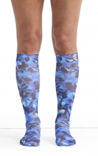 Comfort Support Garden Silhouette High Compression Knee High Socks by Cherokee