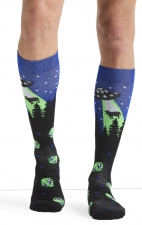 Print Support Beam Me Up Chaussettes de Compression Moyen Gradué pour Hommes par Cherokee