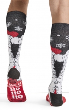 Print Support Santa Smiles Chaussettes de Compression Moyen Gradué pour Hommes par Cherokee