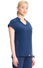 IN617A GNR8 Convertible Hem V-Neck 2 Pocket Top by Infinity