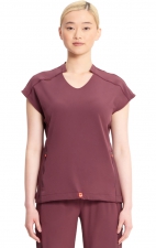 IN617A GNR8 Convertible Hem V-Neck 2 Pocket Top by Infinity