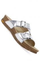 Sandale Dayna Silver Metallic à Lanière Double Ajustable par Dansko