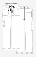 9202 Maevn Blossom - multi Pocket Utility Cargo Pant - Sketch