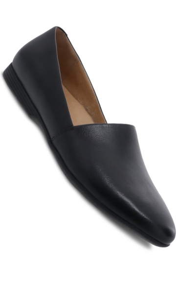 *VENTE FINALE Ballerines Plats Larisa Black Milled Nappa pour Femmes par Dansko