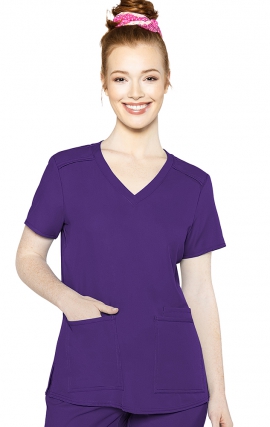 2411 Med Couture Insight 3 Pocket Scrub Top