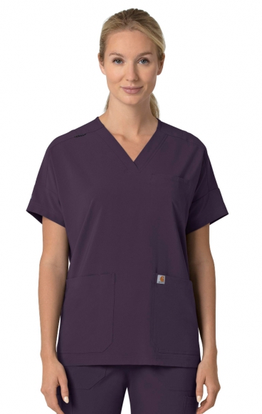 *VENTE FINALE M C13110 Carhartt Force Cross-Flex Haut à Coupe Carrée Moderne pour Femmes
