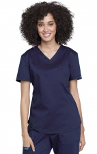 WW657 Workwear Revolution Tuckable O.R. V-Neck Top by Cherokee