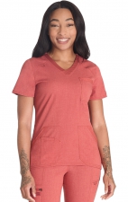 DK834 Balance V-Neck Top with 4 Pockets by Dickies