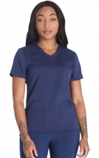 DK834 Balance V-Neck Top with 4 Pockets by Dickies