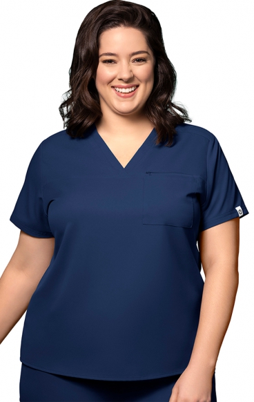 *FINAL SALE M 6222 Thrive Women's V-Neck Tuck-In Top by WINK *FINAL SALE M 6222 Thrive Women's V-Neck Tuck-In Top by WINK