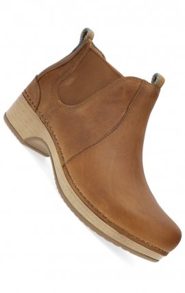 Botte Becka Tan Oiled Pull Up par Dansko