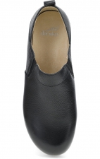 Meara Black Waxy Milled Slip-On by Dansko