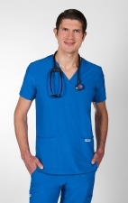 T7010 - The Alex  Men's/Unisex V-Neck Top with 3 Pockets