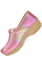XP 2.0 Pink Iridescent Leather Sabot Antidérapante pour Femmes par Dansko