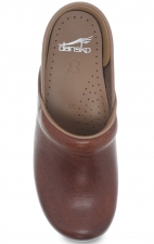 Professional Saddle Full Grain Leather Clog for Women by Dansko 