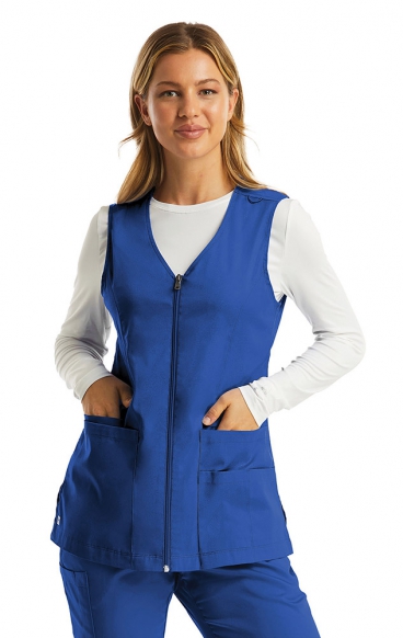 *VENTE FINALE ROYAL BLUE 7711 Matrix Gilet à Fermeture Éclair pour Femmes par Maevn