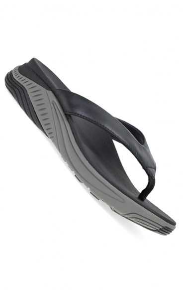 Rosemary Black Calf Flip Flop Actif par Dansko