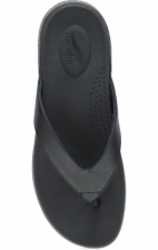 Rosemary Black Calf Flip Flop Actif par Dansko