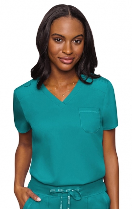 7448 Med Couture Touch Chest Pocket Top