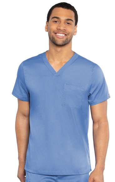 *FINAL SALE XS 7478 Med Couture Rothwear Touch Cadence One Pocket Men's Scrub Top *FINAL SALE XS 7478 Med Couture Rothwear Touch Cadence One Pocket Men's Scrub Top