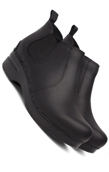 *VENTE FINALE Botte Frankie Black Oiled Leather pour Femmes par Dansko