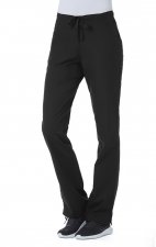9716 Red Panda Pantalon à Taille Demi Élastique pour Femmes par Maevn