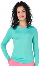 1193 Tiffany Knit Long Sleeve Underscrub Tee by Zavaté