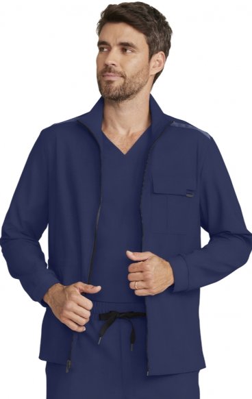 HH361 Quest Men's Austin Zip Front Utility Jacket by Healing Hands