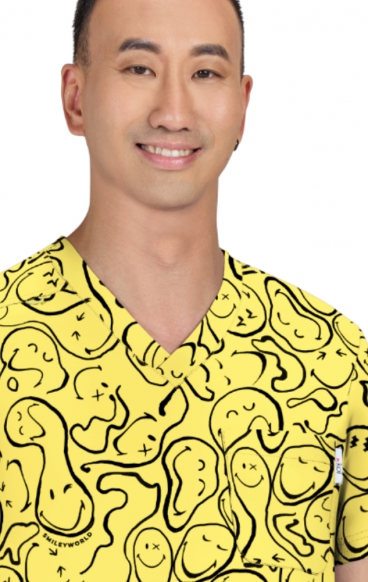 S650PR Smiley World Confident Men's Print Top by koi - Trippy Smiles S650PR Smiley World Confident Men's Print Top by koi - Trippy Smiles