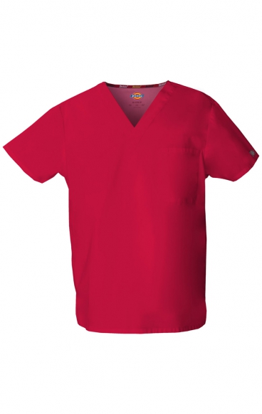 *FINAL SALE S 83706 Dickies EDS Signature Unisex V-Neck Top *FINAL SALE S 83706 Dickies EDS Signature Unisex V-Neck Top